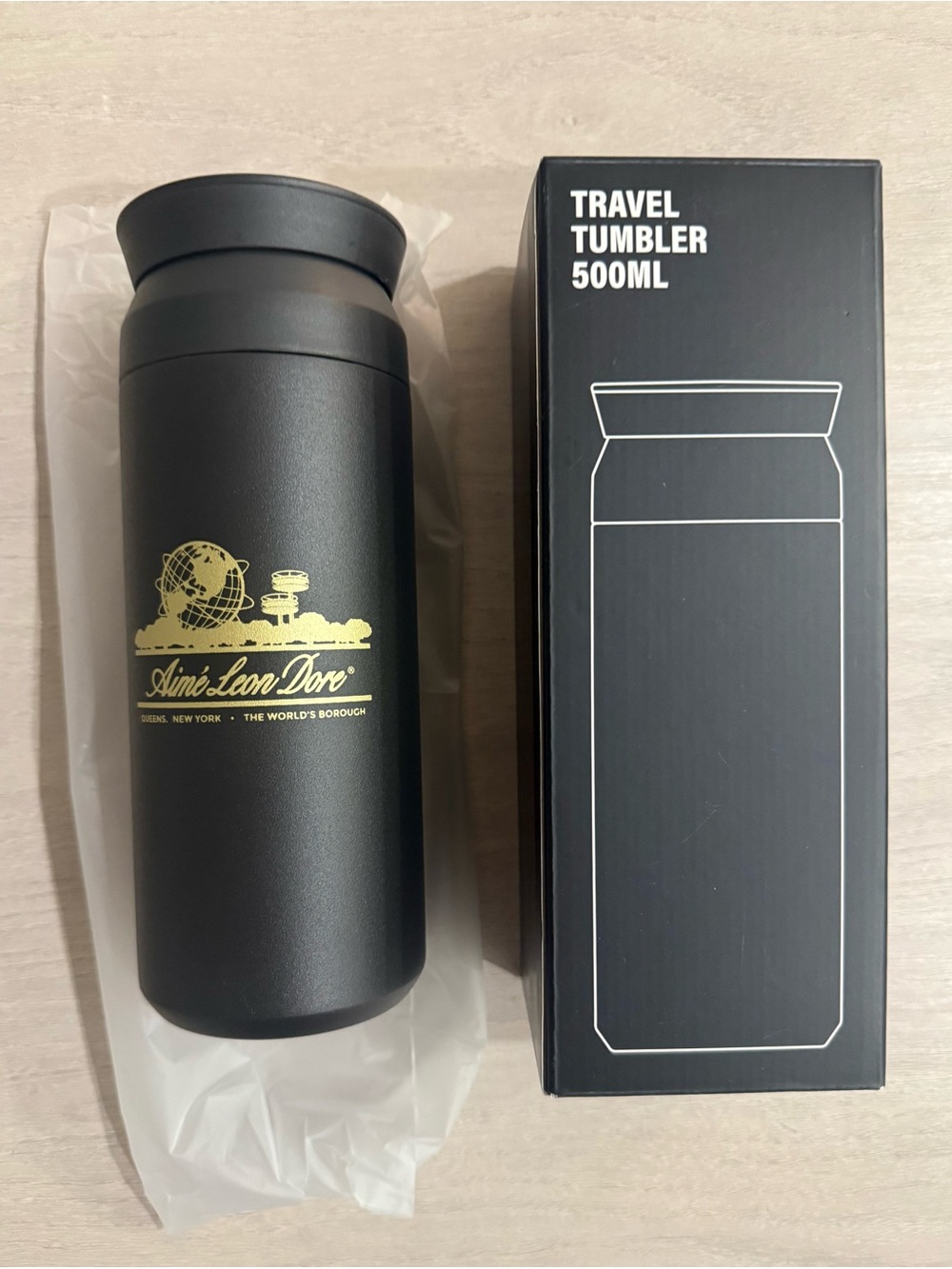 Aimé Leon Dore x KINTO Travel Tumbler 500ml – Jet Black